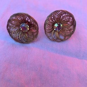 Brim and bloom Sarah Coventry earrings